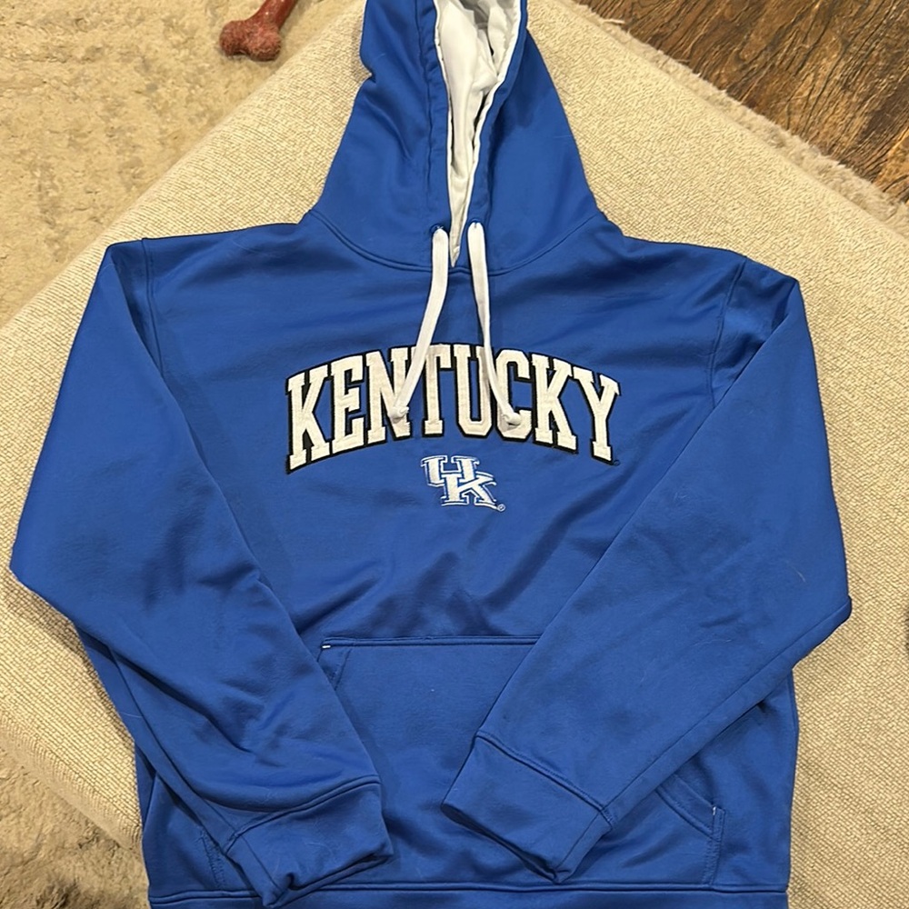 Majestic Blue and White Hoodie